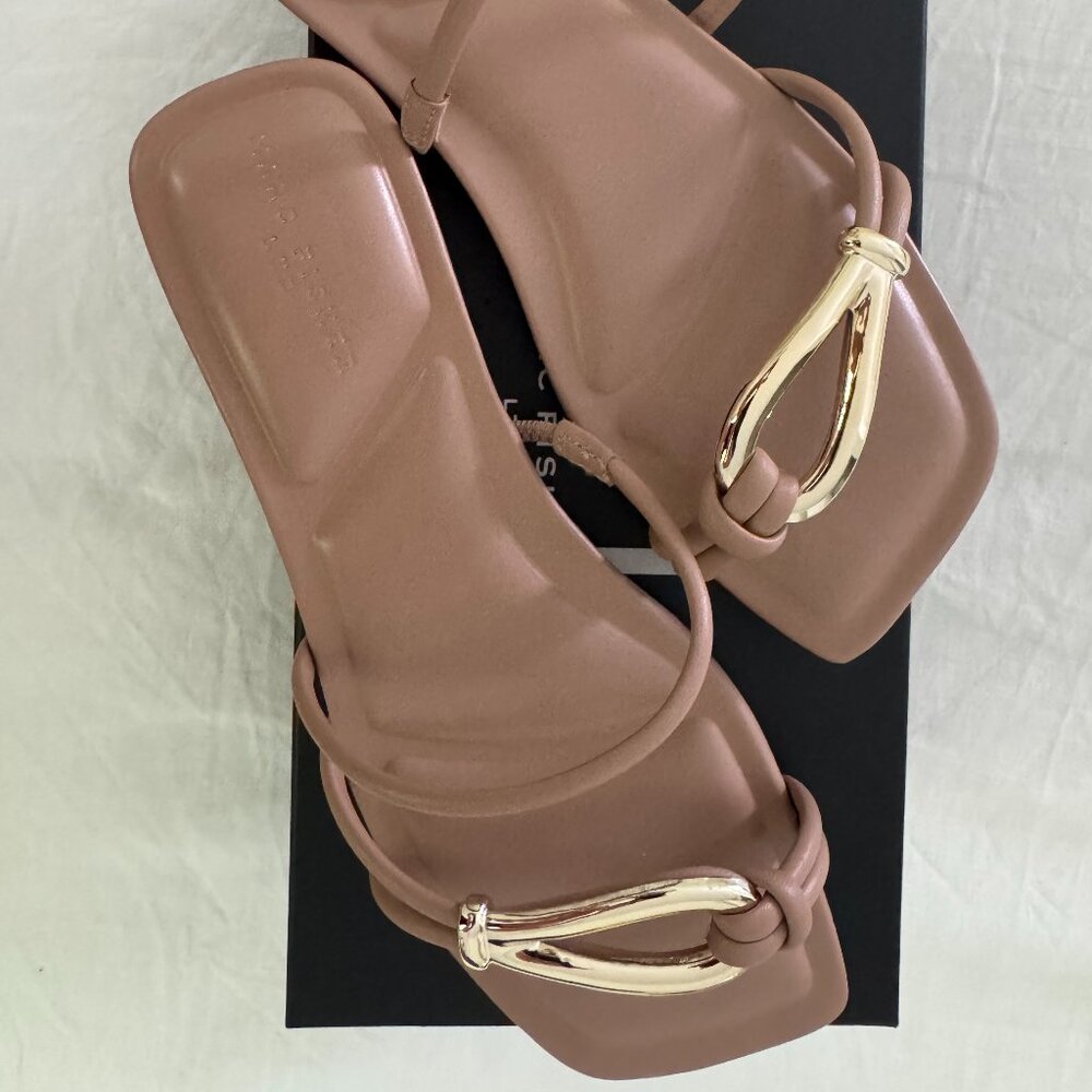 Marc Fisher LTD Mazza Flat Slide Sandals – Size 7